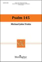 Psalm 145 SATB choral sheet music cover